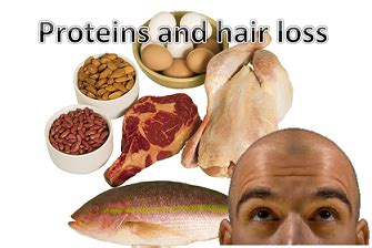 can too much protein cause hair loss? and is there any connection between hair loss and stress?